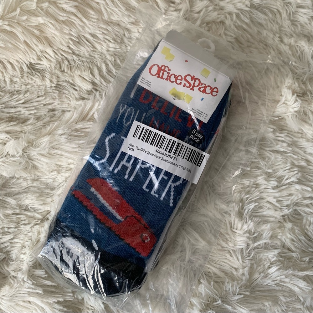 NWT Office Space Socks